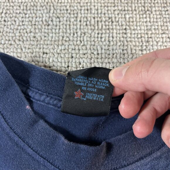 Vtg Illinois Fighting Illini Graphic Shirt Men’s XL Soffes University Spell Out - Picture 10 of 13